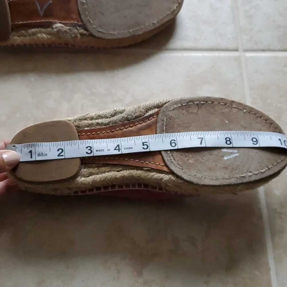 Chloé Lauren Suade Espadrilles, Size 7.5